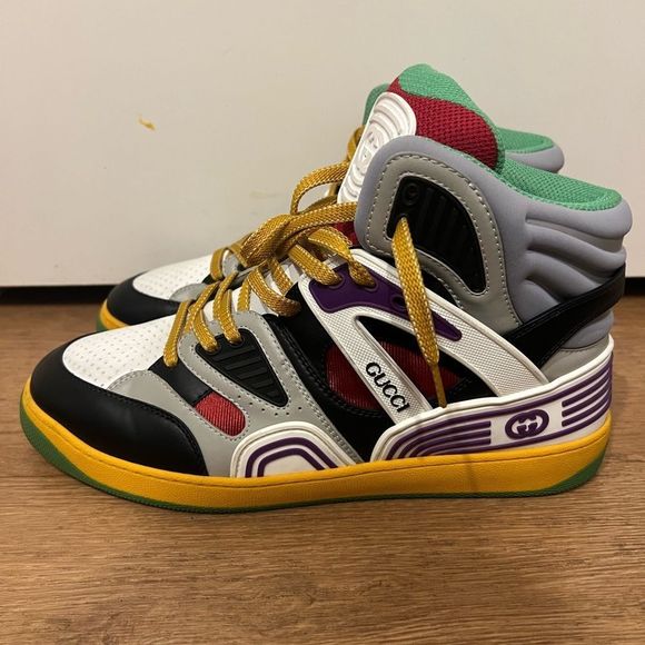 Gucci Basket Sneaker LIKE NEW Men’s 10.5 - Picture 2 of 9